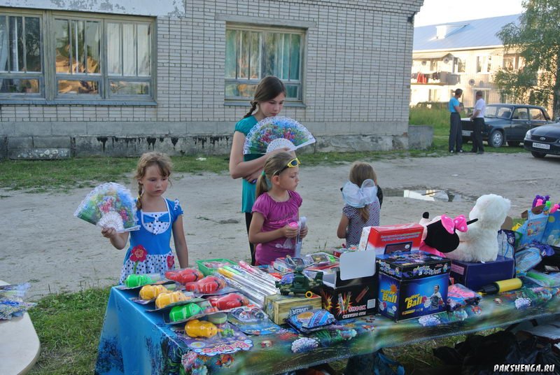 Пакшары и гости Пакшеньги на празднике День деревни 12 июля 2014 года